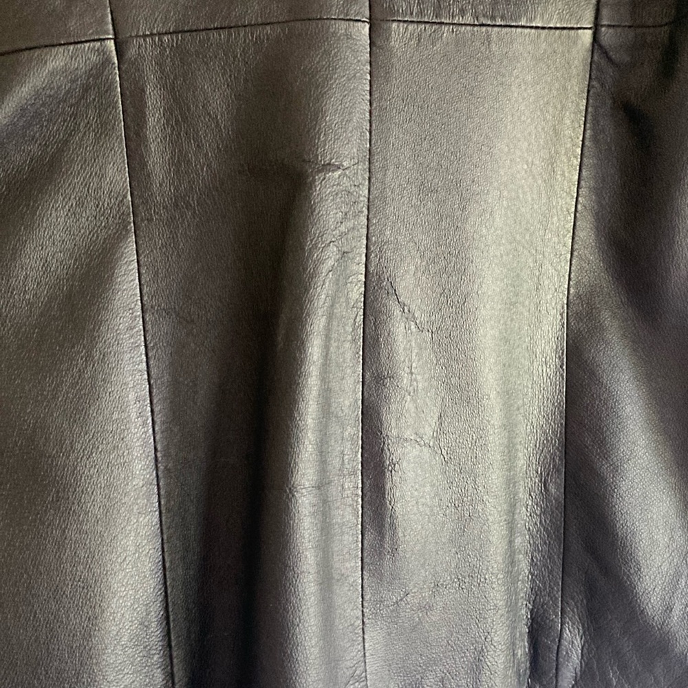 Sonoma Black Leather Jacket Classic Mid-Length - Picture 5 of 5